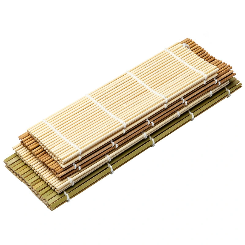 Stack of bamboo sushi mats eco friendly and durable perfect for rolling sushi at events Stack of bamboo sushi mats eco friendly and durable perfect for rolling sushi at events