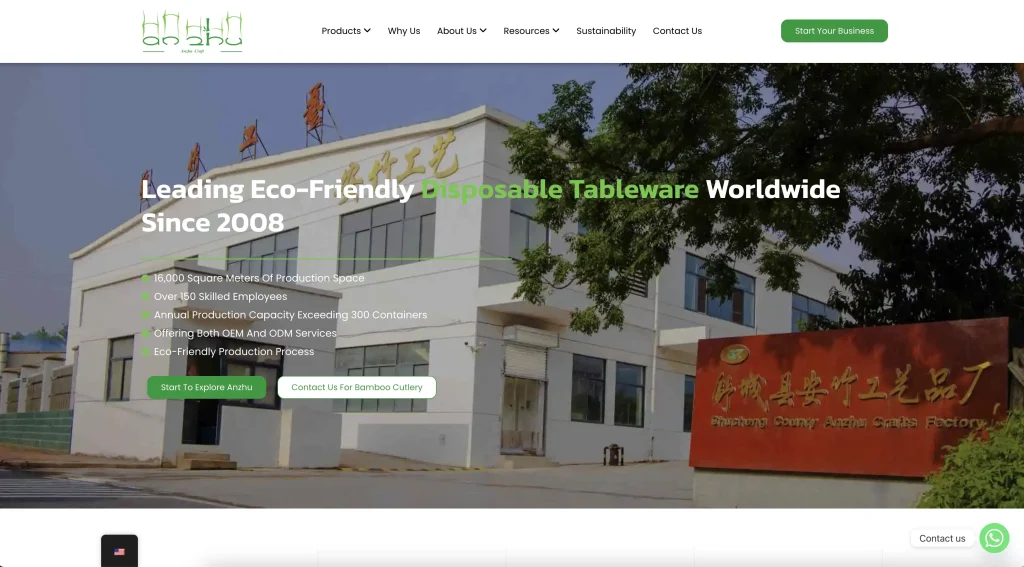 Fabricants de couverts en bambou en Italie Anzhu