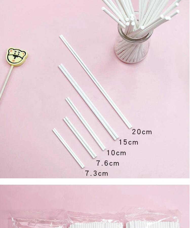 Assorted paper stick lengths for lollipop and cake pops Assorted paper stick lengths for lollipop and cake pops