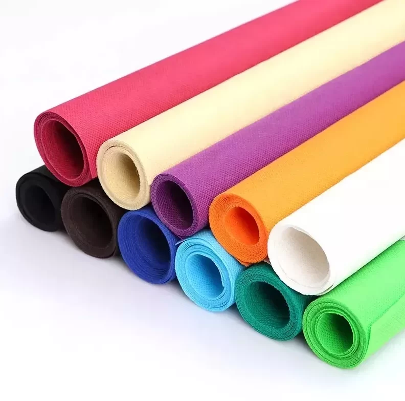 Colorful PLA based disposable textile rolls Colorful PLA based disposable textile rolls