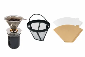 Comparison of paper metal and nylon coffee filters