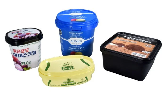 PLA food containers for ice cream packaging PLA food containers for ice cream packaging