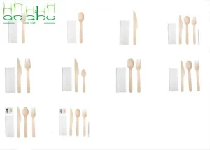 wooden cutlery kitting