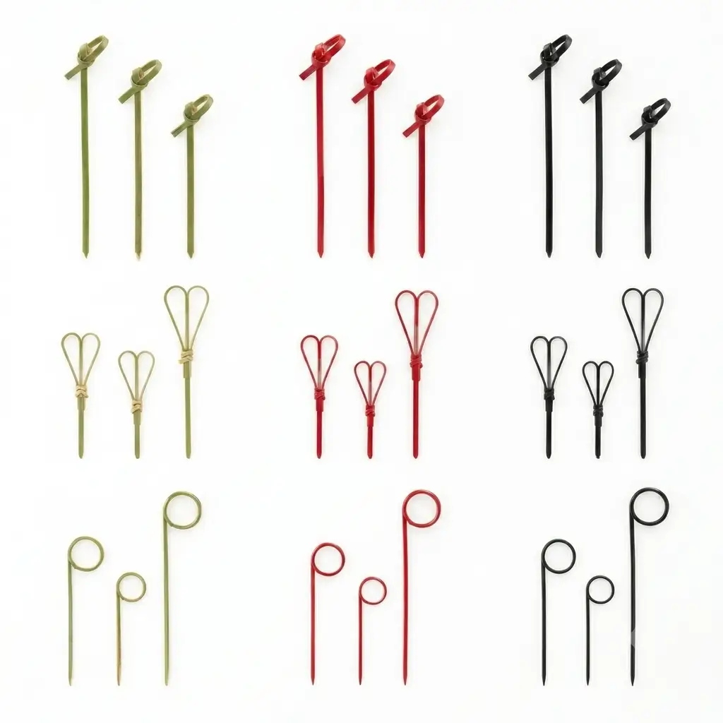 Bamboo knot picks